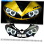 Headlight ޥYZF R6S 2006-09ݡĥХեȥץۥ磻Ȥ1X LEDإåɥ饤ȥ֥ 1X LED Headlight Assembly for Yamaha YZF R6S 2006-09 Sportbike Front Lamp White