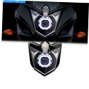 Headlight KT LED Angel Halo Eye HIDプロジェクターヘッドライトfor Yamaha xj6 f 2010 12 14 2016...