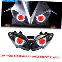 Headlight ヤマハYZF R1 2002-2003モーターサイクルヘッドランプレッドの2X LEDヘッドライトアセンブリ 2X LED Headligh...