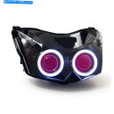 Headlight KTは、川崎Z1000 2007-2009 REDのヘッドライトをLEDしました KT LED Headlight for Kawasaki...
