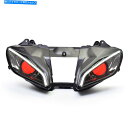 Headlight ヤマハR6 2008-2016ランプレッドのフルLEDオートバイフロントヘッドライトアセンブリ 1X FULL LED Motorcycle...