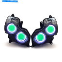 Headlight KT Angel Halo Angel Eye LED Kawasaki Ninja ZX-14R ZX14R 2012-2022のヘッドラ...