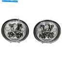 Headlight カスタムダイナミクスChrome Tru-Beam 5 3/4