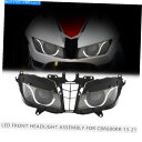 Headlight ホンダCBR600RR 2013-2020エンジェルアイハイドプロジェクターキットのKTヘッドライトアセンブリ KT Headlight A...