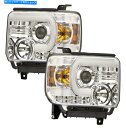 Headlight IPCW 14-16 GMC Sierra 1500/2500HD/3500HDプロジェクターヘッドライトDRL CWS-3043C2 IP...