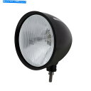 Headlight 黒の「ビレット」スタイルの溝ヘッドライトH4電球 Black
