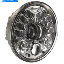 Headlight J.W.スピーカー0555101 5.75in。 8690 LED Adaptive 2ヘッドライト-Chrome J.W. Speaker...