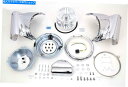 Headlight ヘッドランプカウルキットEVO TCソフトアイルヘリテージ1340cc FLST 1986-2017 Chrome Headlamp Cow...