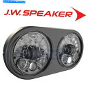 Headlight JWスピーカー5.75in。 8692は、1999年から2006年のハーレーUYのAdaptive 2ヘッドライトをLEDしました JW S...