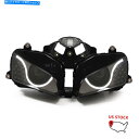 Headlight KT LED Honda CBR600RR 2003-2006フロントヘッドランプのLEDオートバイヘッドライトアセンブリ KT LED M...