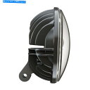 Headlight J&M 7in。適応LED台座ヘッドライト-Black -0555071 J&M 7in. Adaptive LED Pedestal He...