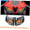 Headlight ホンダCBR600RR 2007-2012オートバイヘッドランプオレンジのLEDヘッドライトアセンブリ LED Headlight Asse...