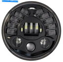 Headlight カスタムダイナミクスブラック7アダプティブヘッドランプLED 5000Kインディアンツーリング15-21 Custom Dynamics B...