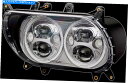 Headlight カスタムダイナミクスデュアルアンバーホワイトLEDヘッドライト2015-2022ハーレーロードグライドFLTRX Custom Dynami...