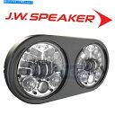 Headlight JWスピーカー5.75in。 8692 LED Adaptive 2ヘッドライト1999-2006 Harley IU JW Speaker...