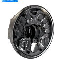 Headlight J&M 5.75in。適応LEDヘッドライト-Black -0555091 J&M 5.75in. Adaptive LED Headlig...