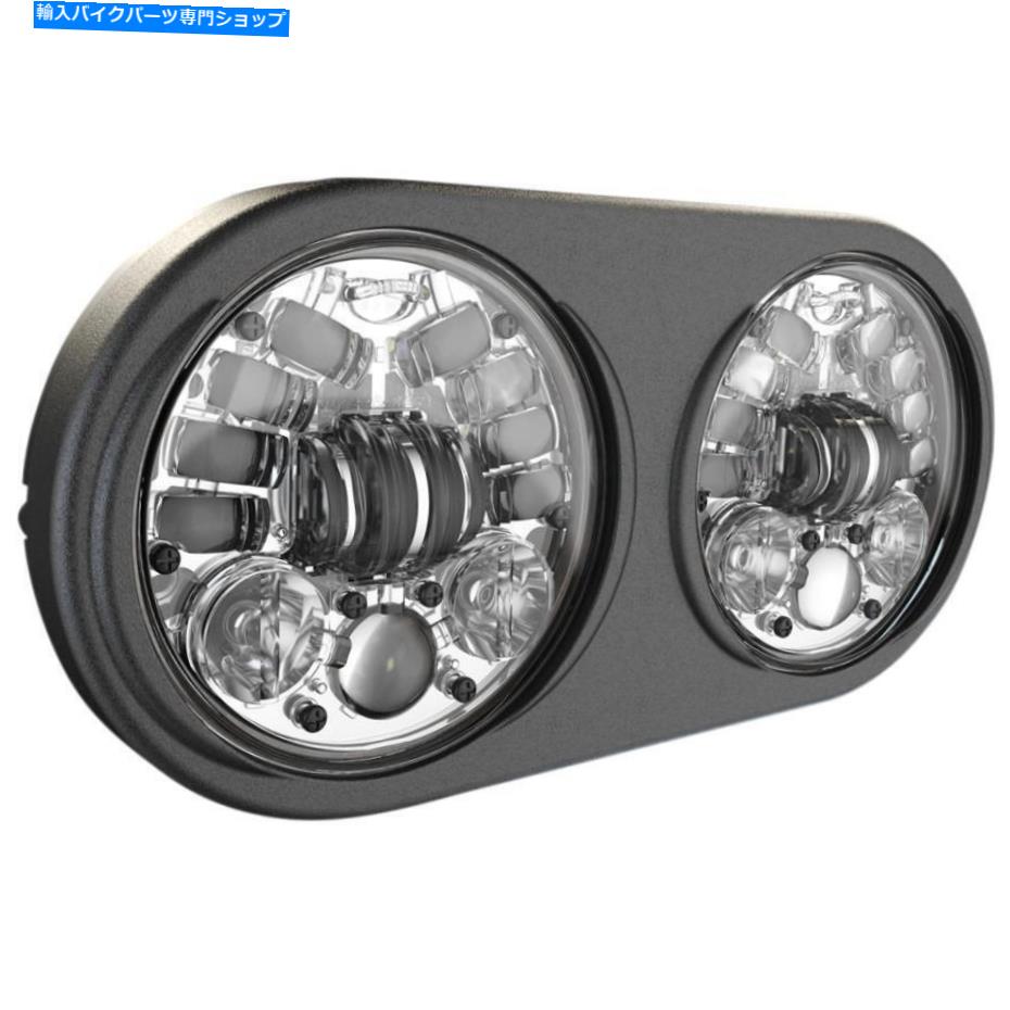 Headlight J.W.スピーカー0555141 5.75in。 8692 LED Adaptive 2ヘッドライト-Chrome J.W. Speaker 0555141 5.75in. 8692 LED Adaptive 2 Headlight - Chrome