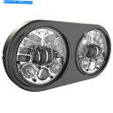 Headlight J.W.スピーカー0555141 5.75in。 8692 LED Adaptive 2ヘッドライト-Chrome J.W. Speaker...