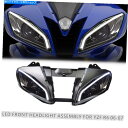 Headlight ヤマハYZF R6 2006-2007フロントDRLデーモンアイホワイトの1X LEDヘッドライトアセンブリ 1X LED Headligh...