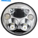 Headlight カスタムダイナミクスCDTB-7-IF-C 7in。 Trubeam Headlight-クロムリフレクター Custom Dynamics...