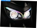 Headlight Kレーシングヘッドライトプロジェクターエンジェルアイハイドヤマハnmax 2021以降にフィット K-racing Headlight Projector Angel Eye HID Fit For YAMAHA NMAX 2021 or later