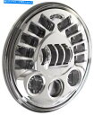 Headlight パーツヨーロッパ適応型ヘッドライトクロムとライトBMWハーレーデビッドソン Parts Europe Adaptive LED Headli...