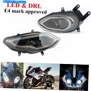 Headlight E4 E-Mark承認済みBMW S1000RR 2015-2018 DRLヘッドランプのLEDヘッドライトアセンブリ E4 E-mark ...
