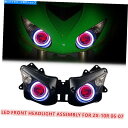 Headlight KTヘッドライトアセンブリカワサキニンジャZX10R 2006-2007 Halo Eyes Projecor Red KT Headlig...