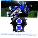 Headlight スズキGSX R1000 2007-2008フロントランプブルーの1xフルLEDオートバイヘッドライト 1X Full LED Motorc...