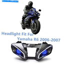 Headlight ヤマハR600 YZF R6 2006-07ブルーデーモンアイヘッドランプの1X LEDヘッドライトアセンブリ 1X LED Headlig...