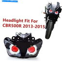 Headlight ホンダCBR500R 2013-2015レッドデーモンアイ用のフロントヘッドライトアセンブリヘッドランプ Front Headlight A...