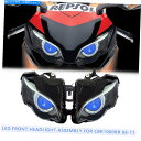 Headlight ホンダCBR1000RR 2008-2011モーターサイクルヘッドランプブルーの1X LEDヘッドライトアセンブリ 1X LED Headl...