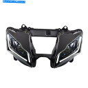 Headlight カワサキニンジャZX10R 2011-2015ホワイトのフルLEDオートバイヘッドライトアセンブリ Full LED Motorcycle ...