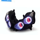 Headlight KTは川崎Ninja ZX-14R ZZR1400 ZX14R 2012-2020 REDのヘッドライトをLEDしました KT LED He...