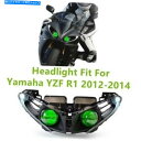 Headlight ヤマハYZF R1 2012-2014 Green Demon EyesヘッドランプのKT LEDヘッドライトアセンブリ KT LED He...