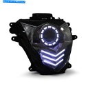 Headlight KT LED DRL HIDヘッドライトアセンブリGSX-R600 GSXR600 2011-2020 KT LED DRL HID Hea...