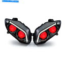 Headlight ヤマハYZF R1 2004-06光ファイバの隠れ家の1X LEDフロントヘッドライトアセンブリ 1X LED Front Headligh...