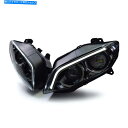 Headlight ヤマハR1 LED&HIDプロジェクターヘッドライトアセンブリ2004 2005 2006 V2ホワイトのKT KT For Yamaha ...