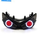 Headlight カワサキニンジャZX6R ZX-6R 2005-06バイクフロントランプレッドの1X LEDヘッドライト 1X LED Headlight ...