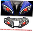 Headlight ヤマハYZF R6 2008-2016 FRONT DRL DEMON EYE REDの1X LEDヘッドライトアセンブリ 1X LED H...