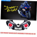 Headlight ヤマハYZF R6S 2006-2009モーターサイクルフロントランプの1X LEDヘッドライトアセンブリ 1X LED Headlight...