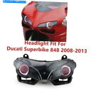Headlight Ducati Superbike 848 2008-2013 Red DemonのHIDヘッドライトアセンブリヘッドランプ HID Head...