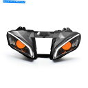 Headlight ヤマハYZF R6 2008-16 LEDモーターバイクヘッドランプオレンジの1xオートバイヘッドライト 1X Motorcycle Hea...