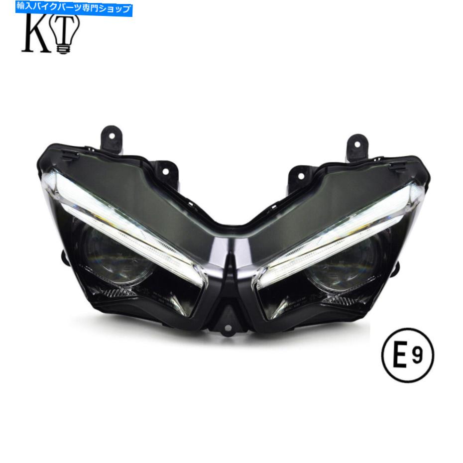 Headlight e-markǧѤKTեLEDإåɥ饤ȥ֥Ǧ650 2020+ E-mark Approved KT Full LED Headlight Assembly for Kawasaki Ninja 650 2020+