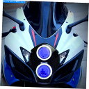 Headlight スズキGSXR750 GSX-R750 2006-2007ヘッドランプブルーの1X LEDヘッドライトアセンブリ 1X LED Headli...