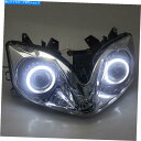 Headlight ホンダCBR 600 F4I 01-07用ホワイトエンジェルアイが完全に組み立てられたプロジェクターヘッドライト White Angel E...
