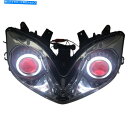 Headlight HONDA CBR600 F4IのためのHIDプロジェクターの組み立てヘッドライトホワイトエンジェルアイレッドデーモン HID Projec...