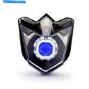 Headlight KT Halo Eye HID Yamaha FZ6R 2009 2017 XJ6F 2010 2016 Blueのヘッドライトアセンブリ ...