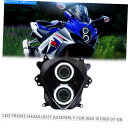 Headlight スズキGSX R1000 2007-2008フロントランプホワイトの1xフルLEDオートバイヘッドライト 1X Full LED Motor...