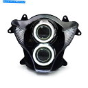 Headlight スズキGSXR750 GSX-R750 2006 2007ホワイトの1X LEDオートバイヘッドライトアセンブリ 1X LED Motorc...
